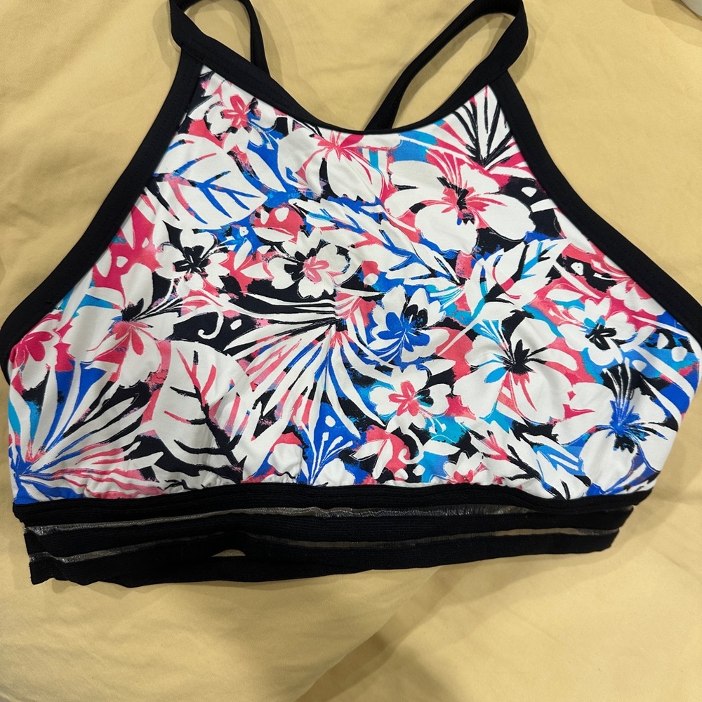 Floral Print Women's swim top